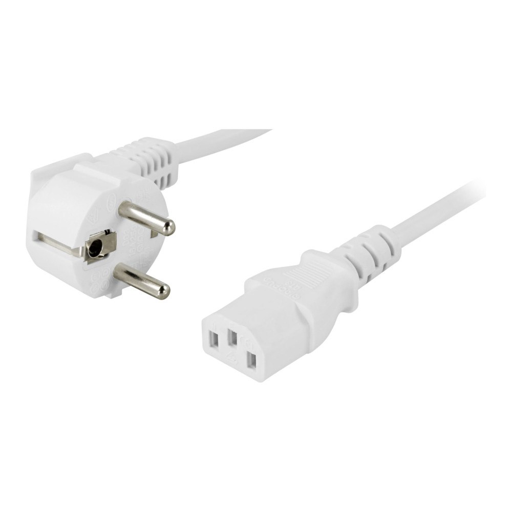 Deltaco DELTACO - strömkabel - power CEE 7/7 till power IEC 60320 C13 - 50 cm