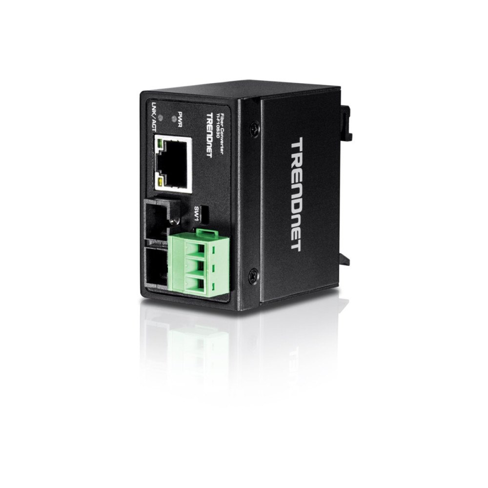 TRENDnet TRENDnet TI-F10S30 - fibermediekonverterare - 10Mb LAN, 100Mb LAN - TAA-kompatibel