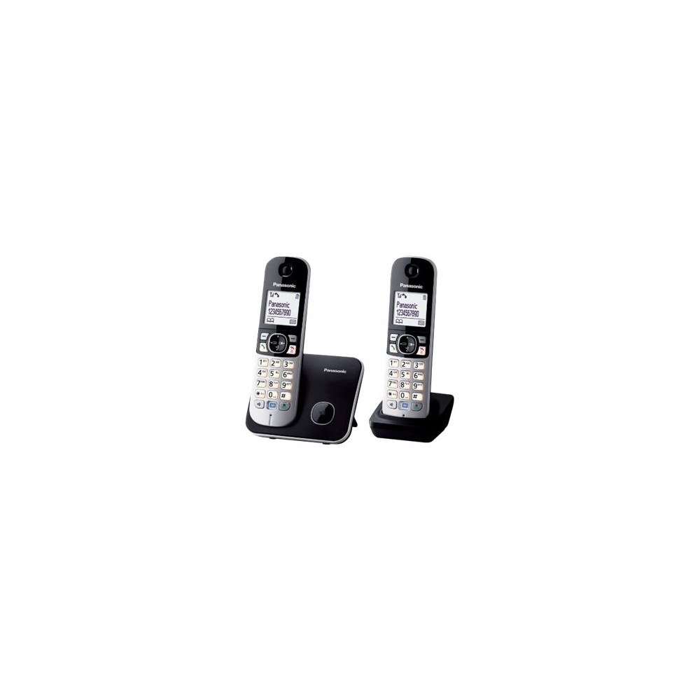 Panasonic Panasonic KX-TG6812 - trådlös telefon med nummerpresentation + 1 extra handuppsättning