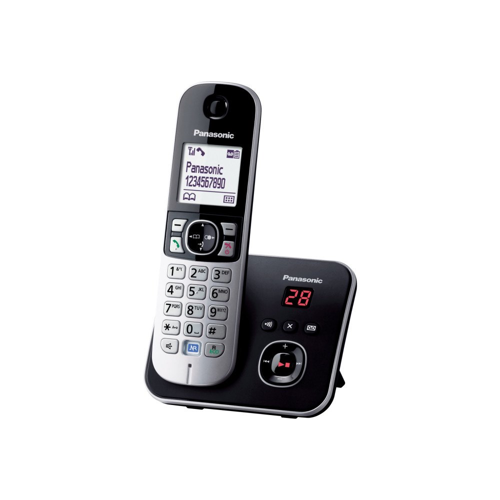 Panasonic Panasonic KX-TG6821 - trådlös telefon - svarssysten med nummerpresentation