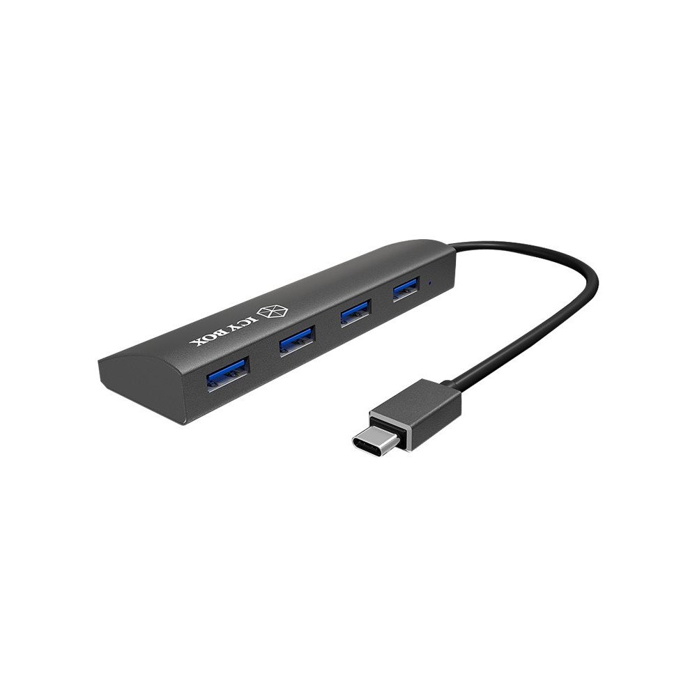 RaidSonic Technology ICY BOX IB-AC6405-C - hubb - 4 portar