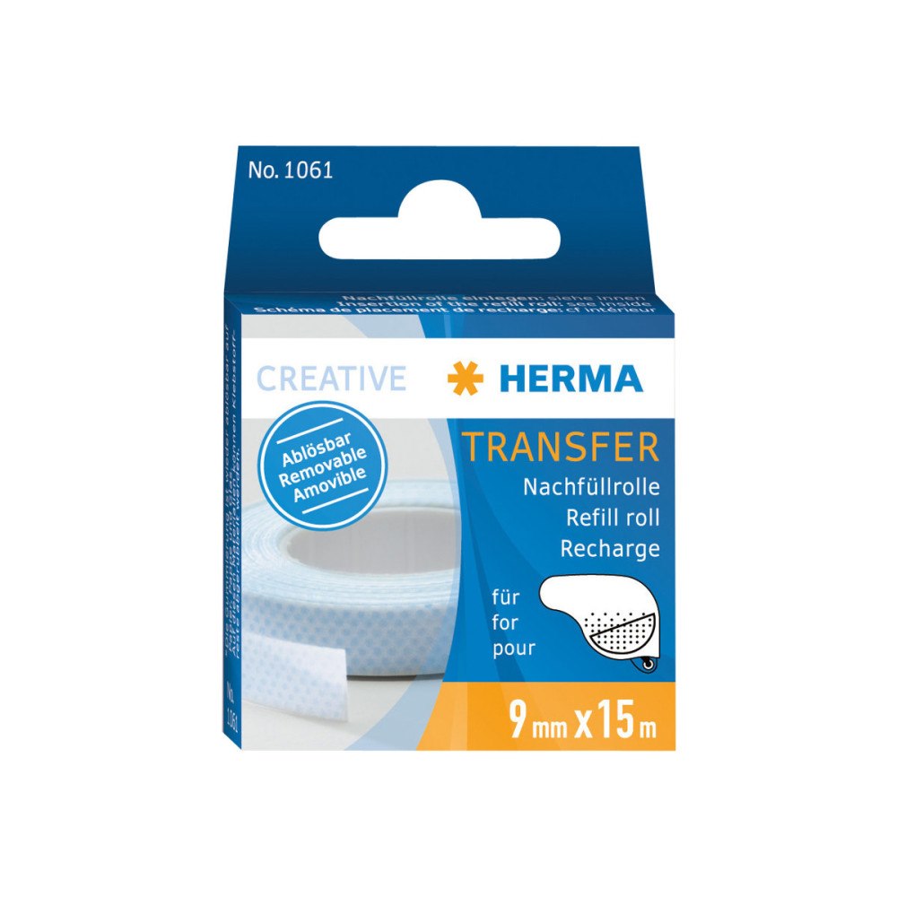 HERMA HERMA Transfer - refill till limrulle - 9 mm x 15 m