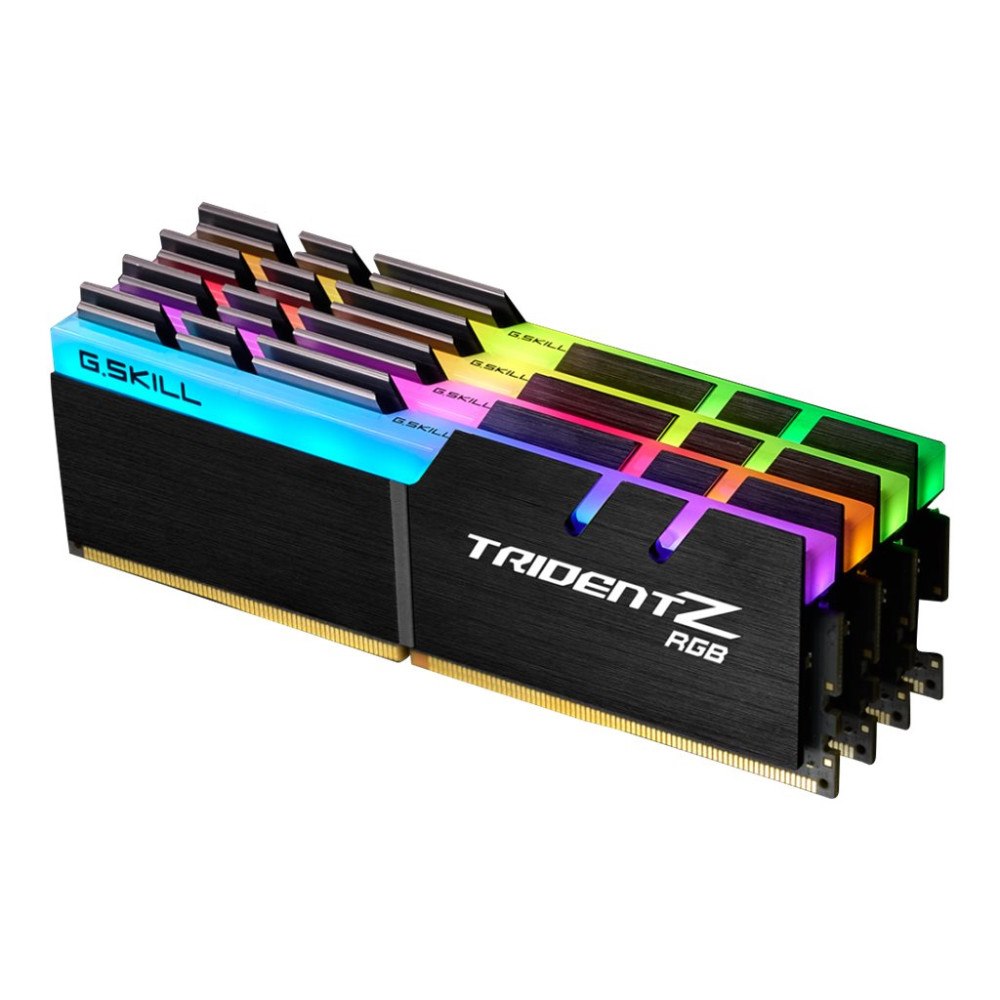 G.Skill G.Skill TridentZ RGB Series - DDR4 - sats - 32 GB: 4 x 8 GB - DIMM 288-pin - 3200 MHz / PC4-25600 - ej buffrad