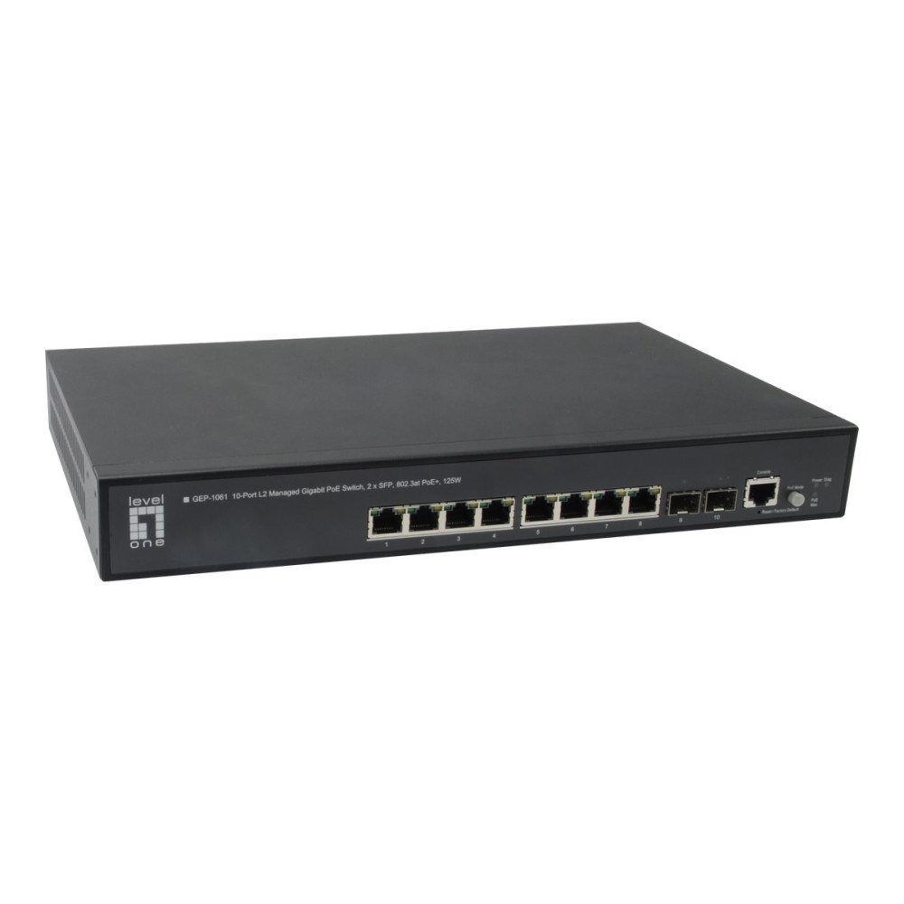 LevelOne LevelOne GEP-1061 - switch - 10 portar - Administrerad