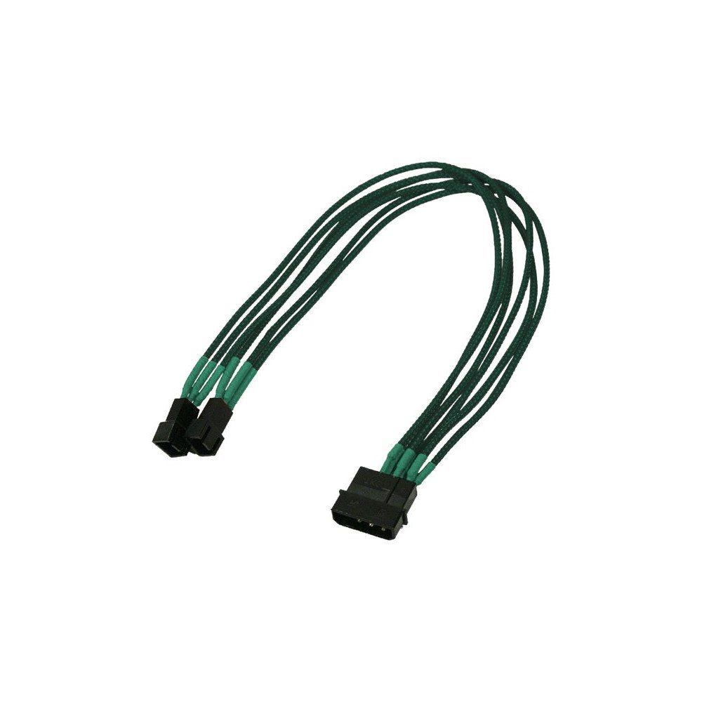 Nanoxia Technology Nanoxia - fläktadapter - 3 PIN intern effekt till 4-stifts intern strömingång (endast fläkt) - 30 cm