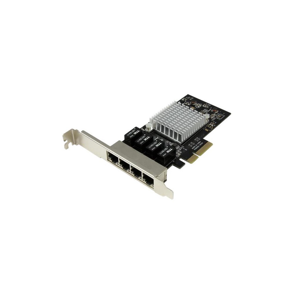 StarTech.com StarTech.com Gigabit Ethernet Nätverkskort med 4 portar - PCI Express, Intel I350 NIC - nätverksadapter - PCIe x4