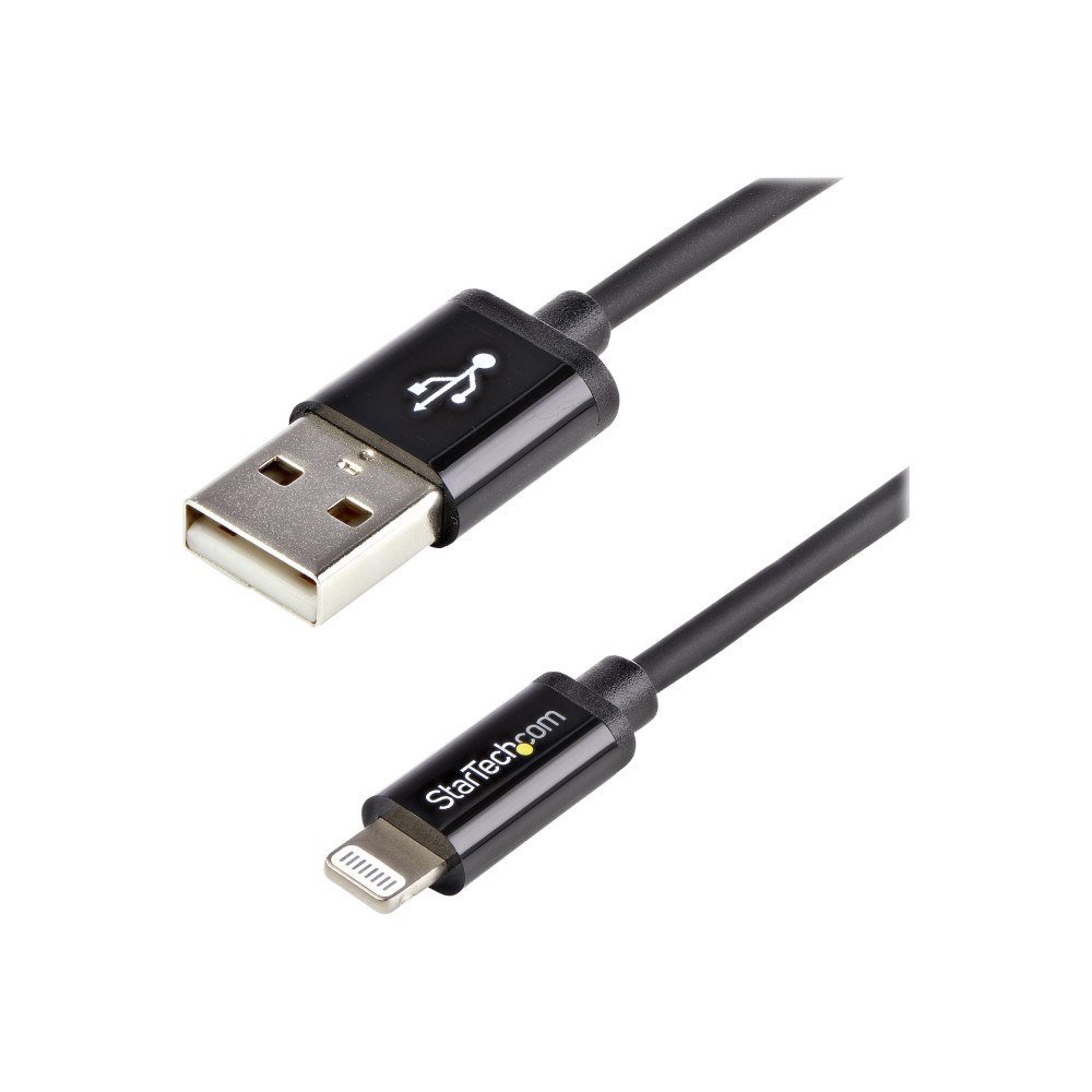 StarTech.com StarTech.com 1 m USB till Lightning-kabel - iPhone/iPad/iPod-laddningskabel - Lightning till USB-kabel för laddning med...