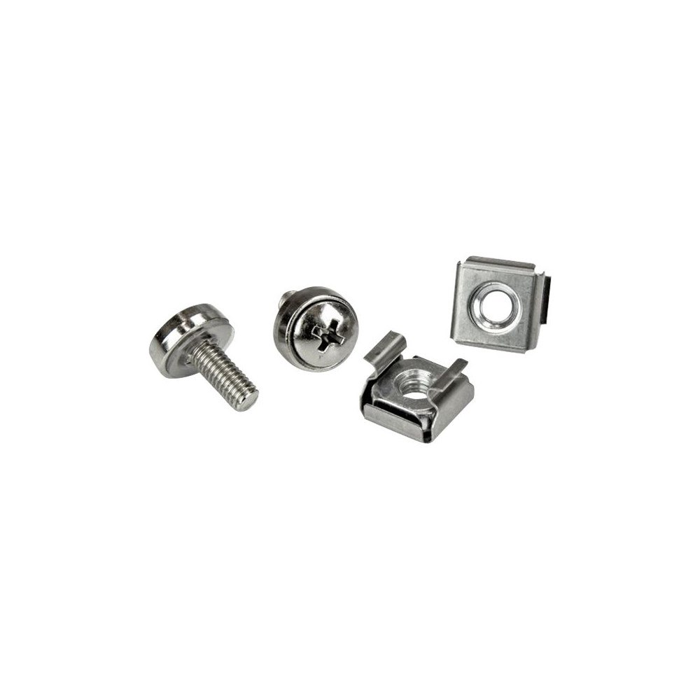 StarTech.com StarTech.com M5 Mounting Screws and Cage Nuts for Server Rack Cabinet - Pack of 100 Server Rack Screws (CABSCREWM52) - s...