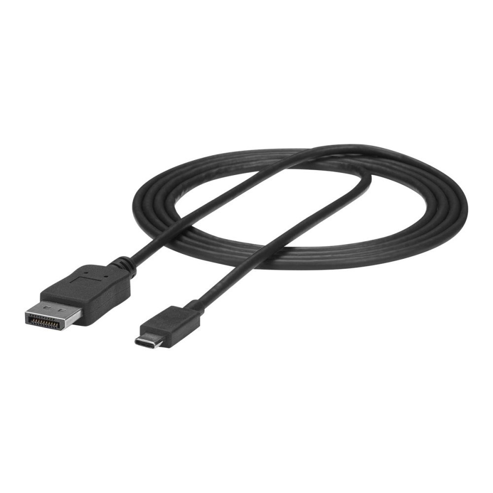 StarTech.com StarTech.com 6ft/1.8m USB C to DisplayPort 1.2 Cable 4K 60Hz, USB-C to DisplayPort Adapter Cable HBR2, USB Type-C DP Alt...
