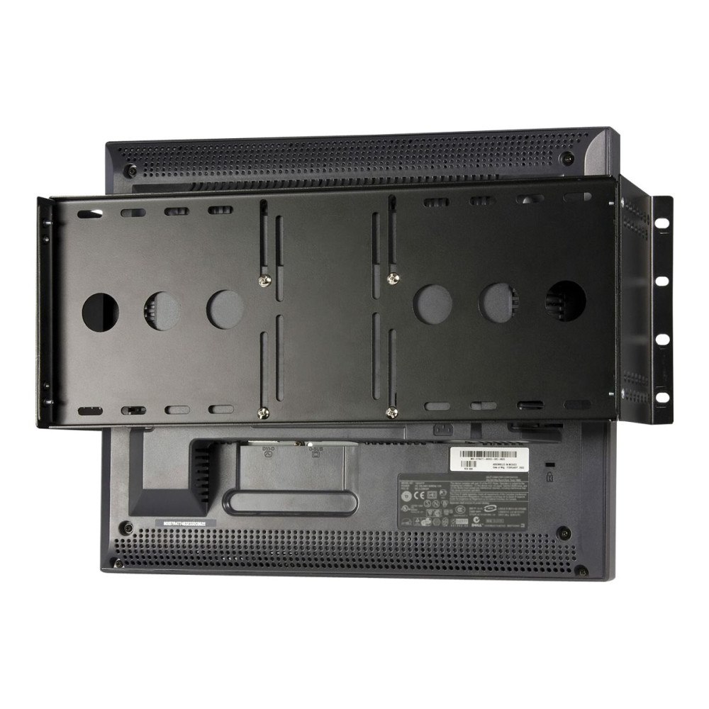 StarTech.com StarTech.com 4U Universal VESA LCD Monitor Mounting Bracket for 19-inch Rack or Cabinet - TAA Compliant - Cold-Pressed S...