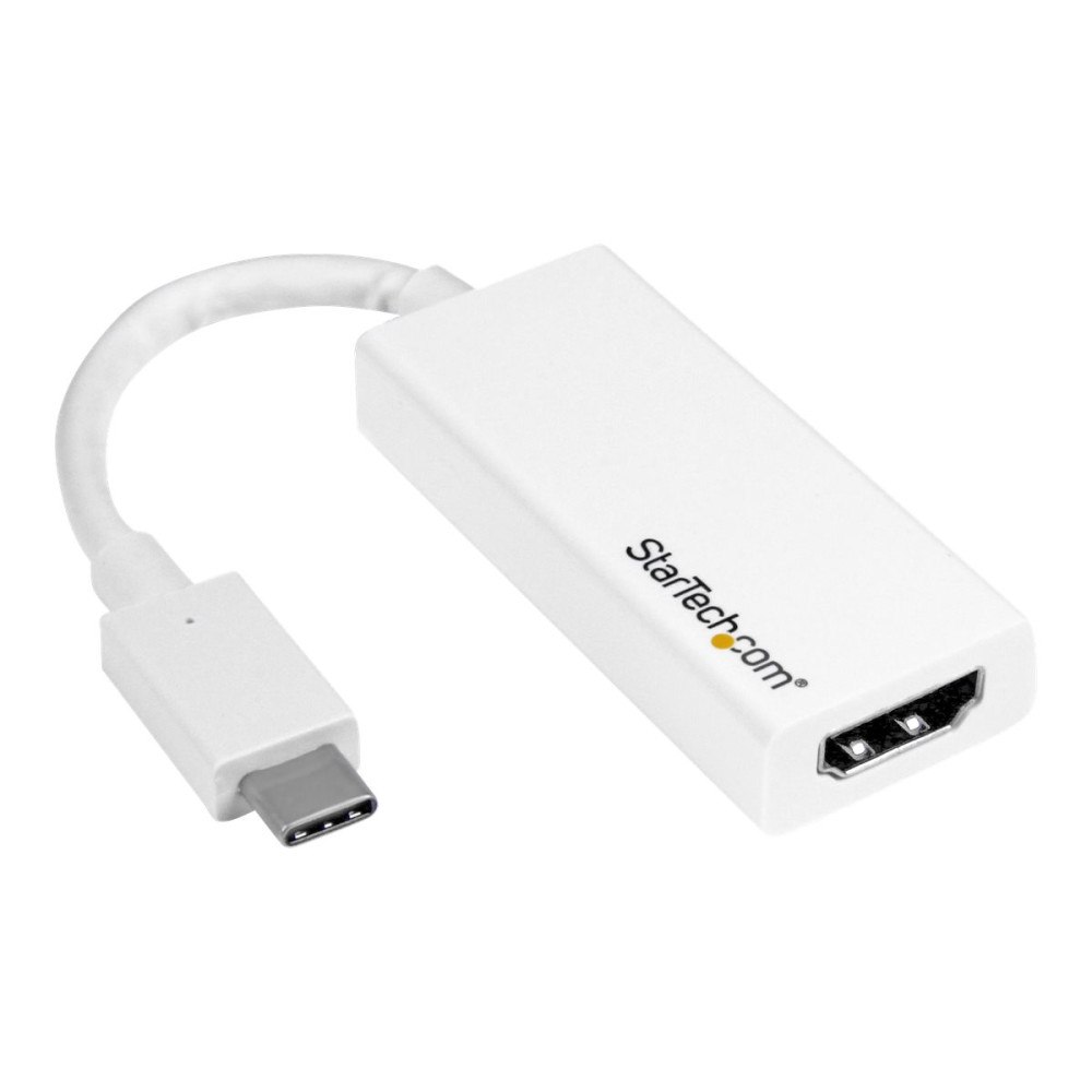 StarTech.com StarTech.com USB-C till HDMI-adapter med 4K 30 Hz - Vit - extern videoadapter - vit