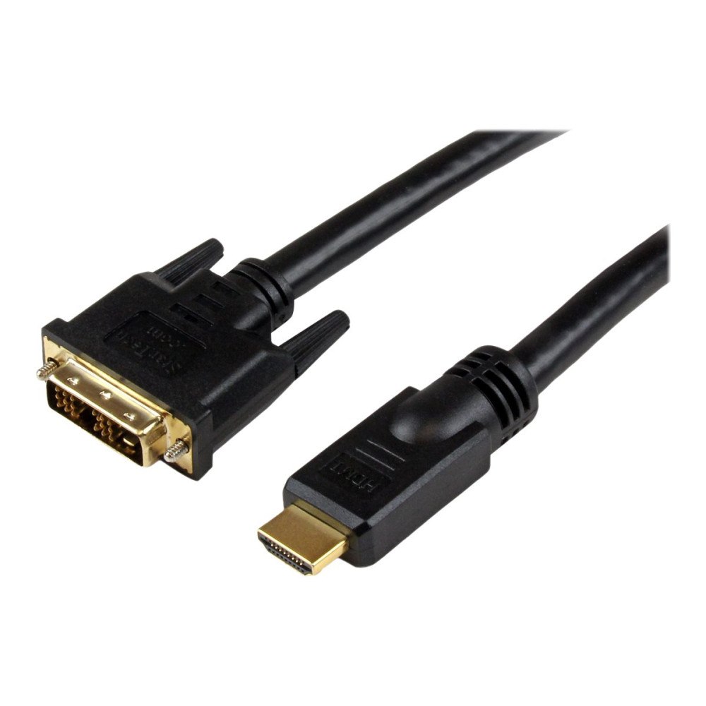 StarTech.com StarTech.com 3m High Speed HDMI Cable to DVI Digital Video Monitor - adapterkabel - HDMI / DVI - 3 m
