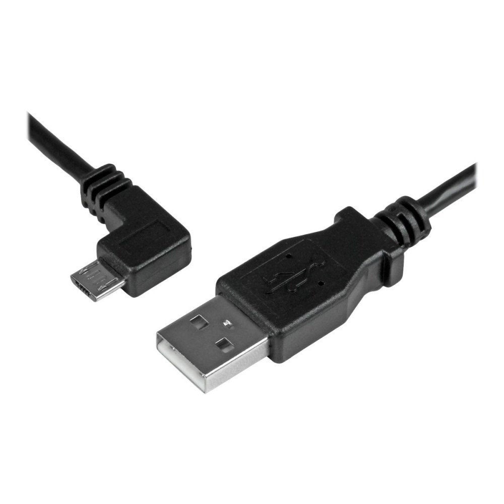 StarTech.com StarTech.com Micro USB-kabel för laddning och synkning M/M - Vänstervinklad Micro USB - 0,25 mm² - 2 m - USB-kabel - mik...