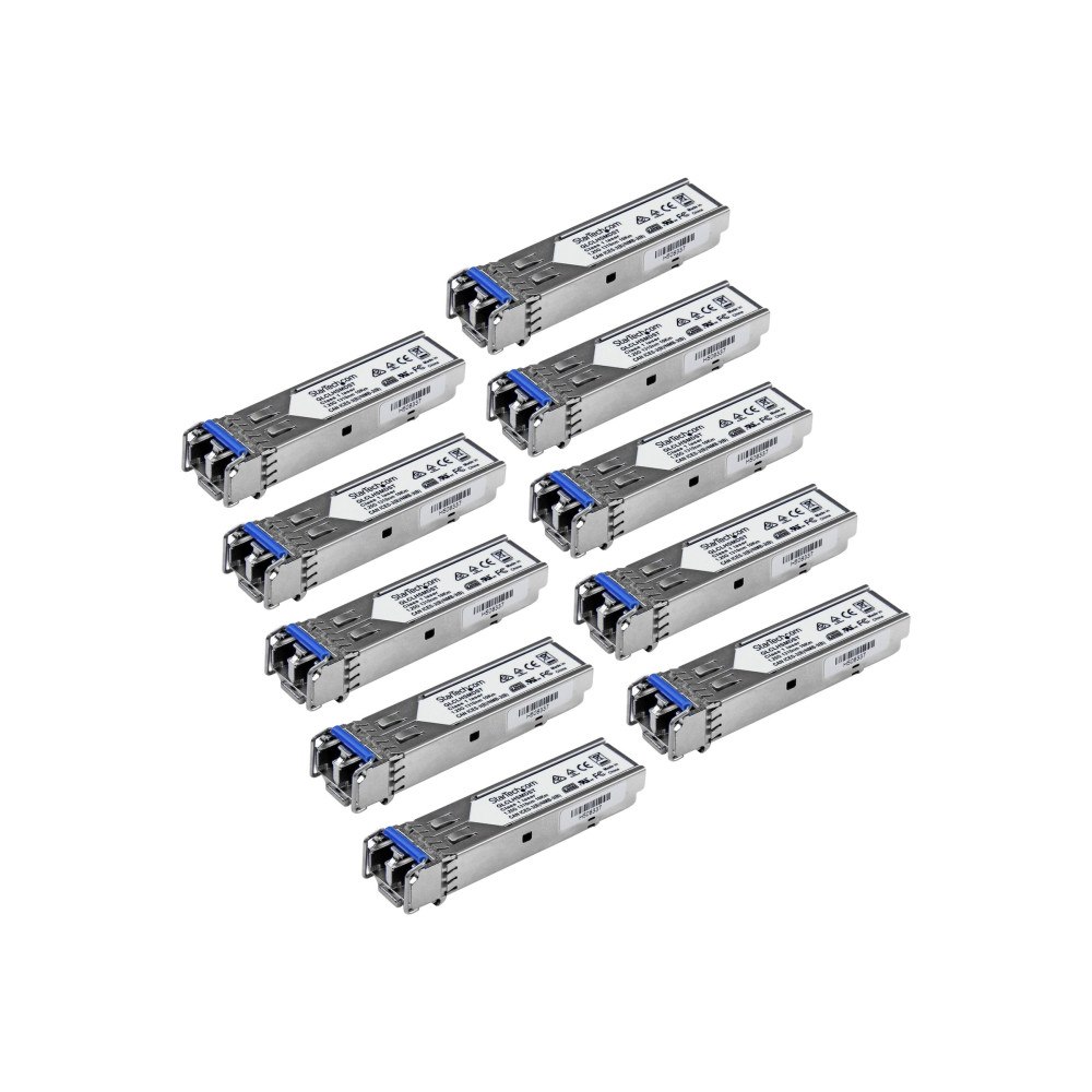 StarTech.com StarTech.com Cisco GLC-LH-SMD Compatible SFP Module, 1000BASE-LX/LH, 1GbE Single Mode (SMF) Fiber SMF Optic Transceiver,...