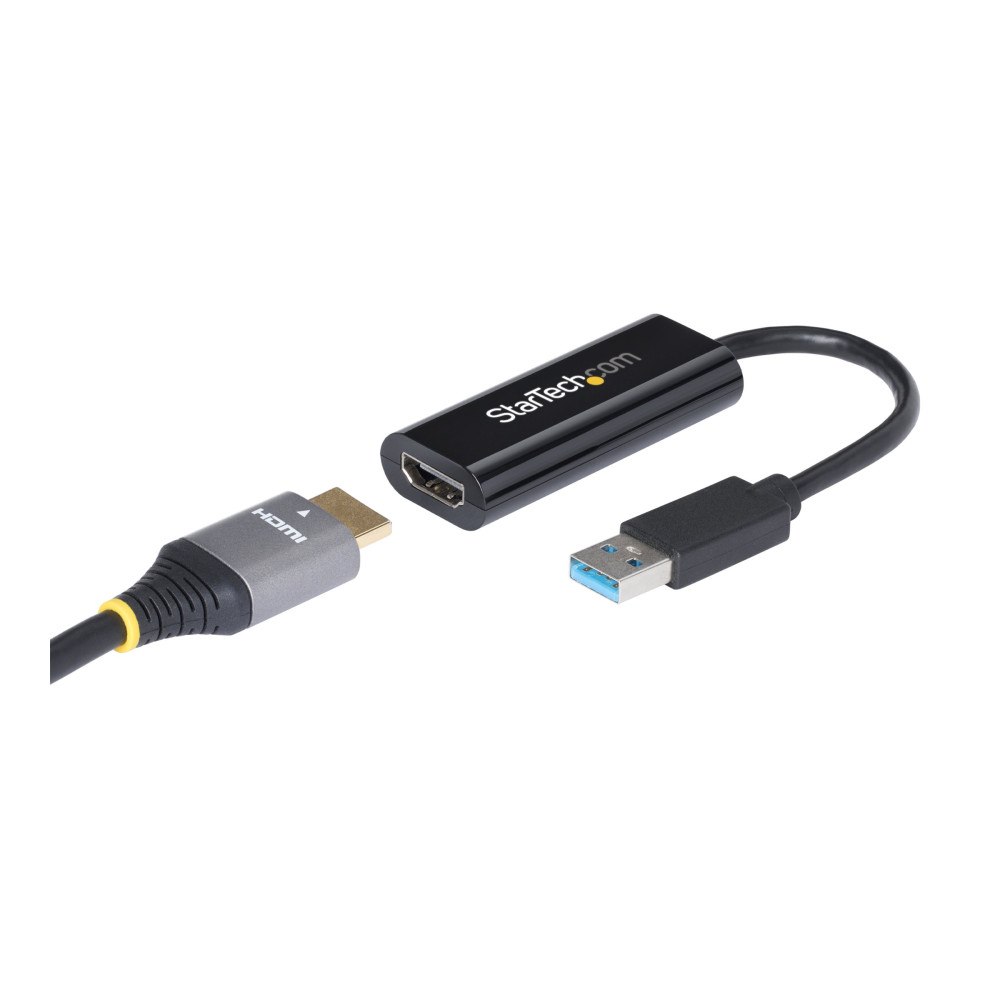 StarTech.com StarTech.com USB 3.0 till HDMI-adapter - 1080p (1920x1200) - Tunn/kompakt USB Type-A till HDMI-skärmadapterkonverterare...