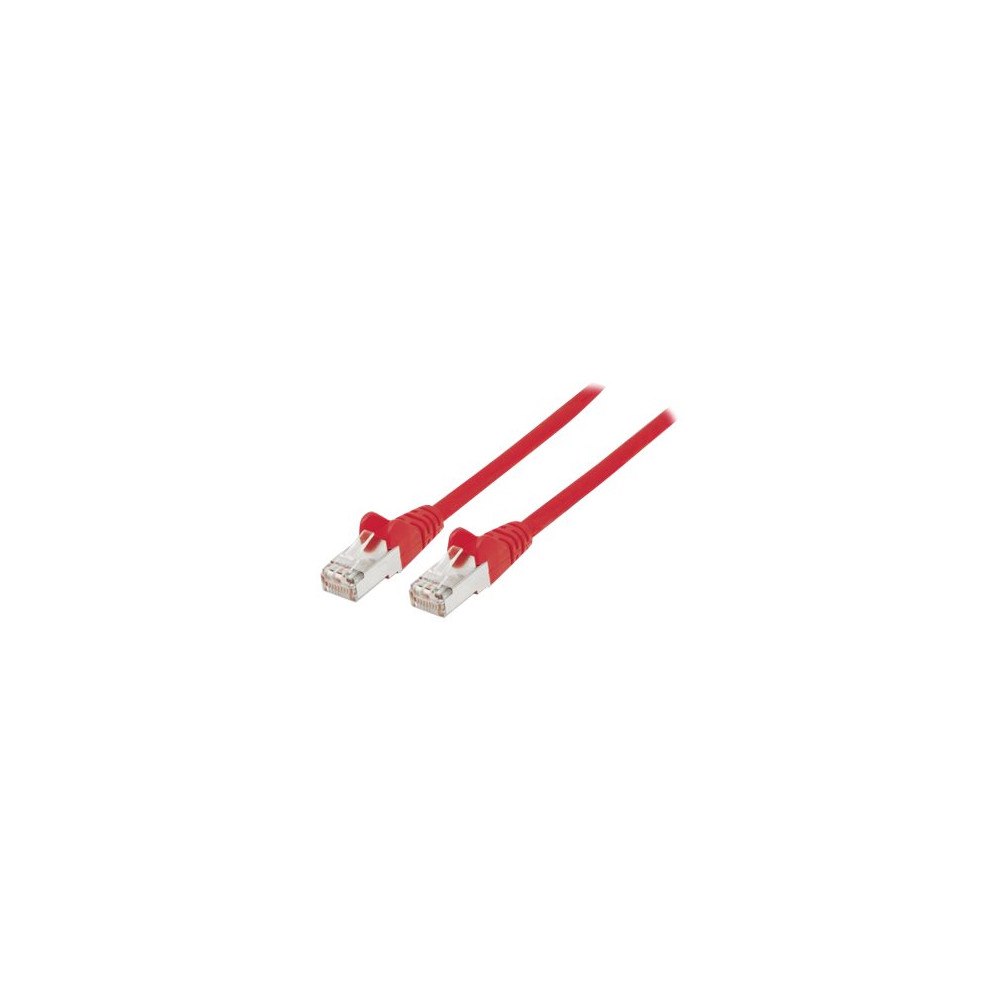 intellinet Intellinet Network Patch Cable, Cat6, 0.5m, Red, Copper, S/FTP, LSOH / LSZH, PVC, RJ45, Gold Plated Contacts, Snagless,...