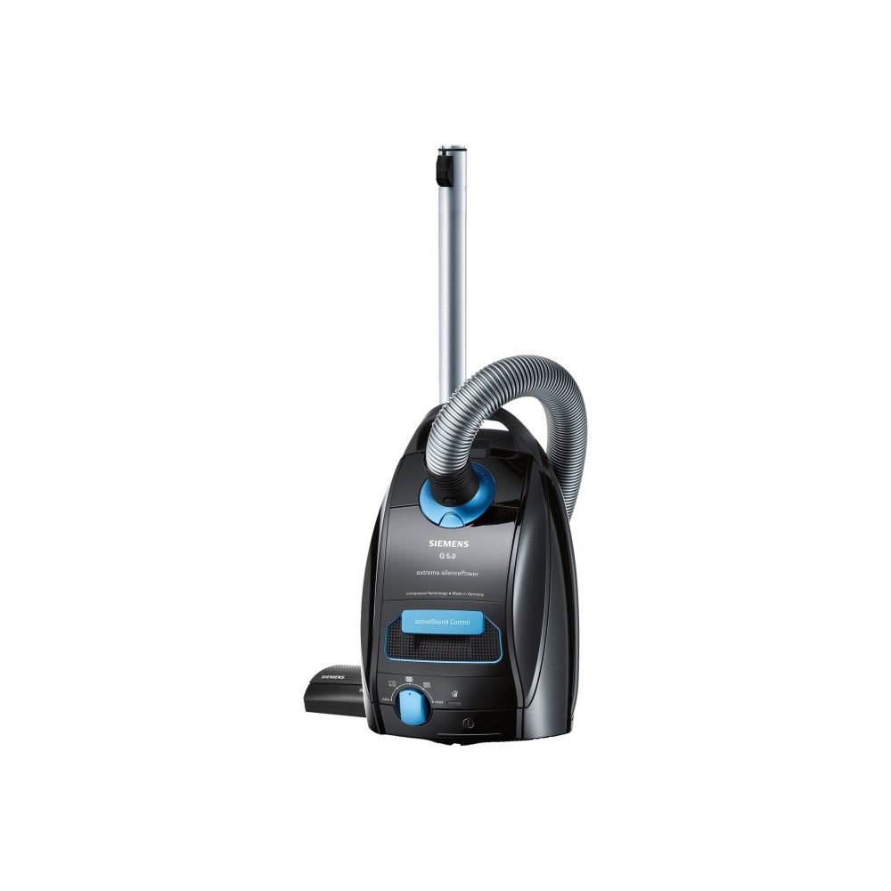 Siemens Siemens Q5.0 extreme silencePower VSQ5X1230 - dammsugare - med behållare - svart