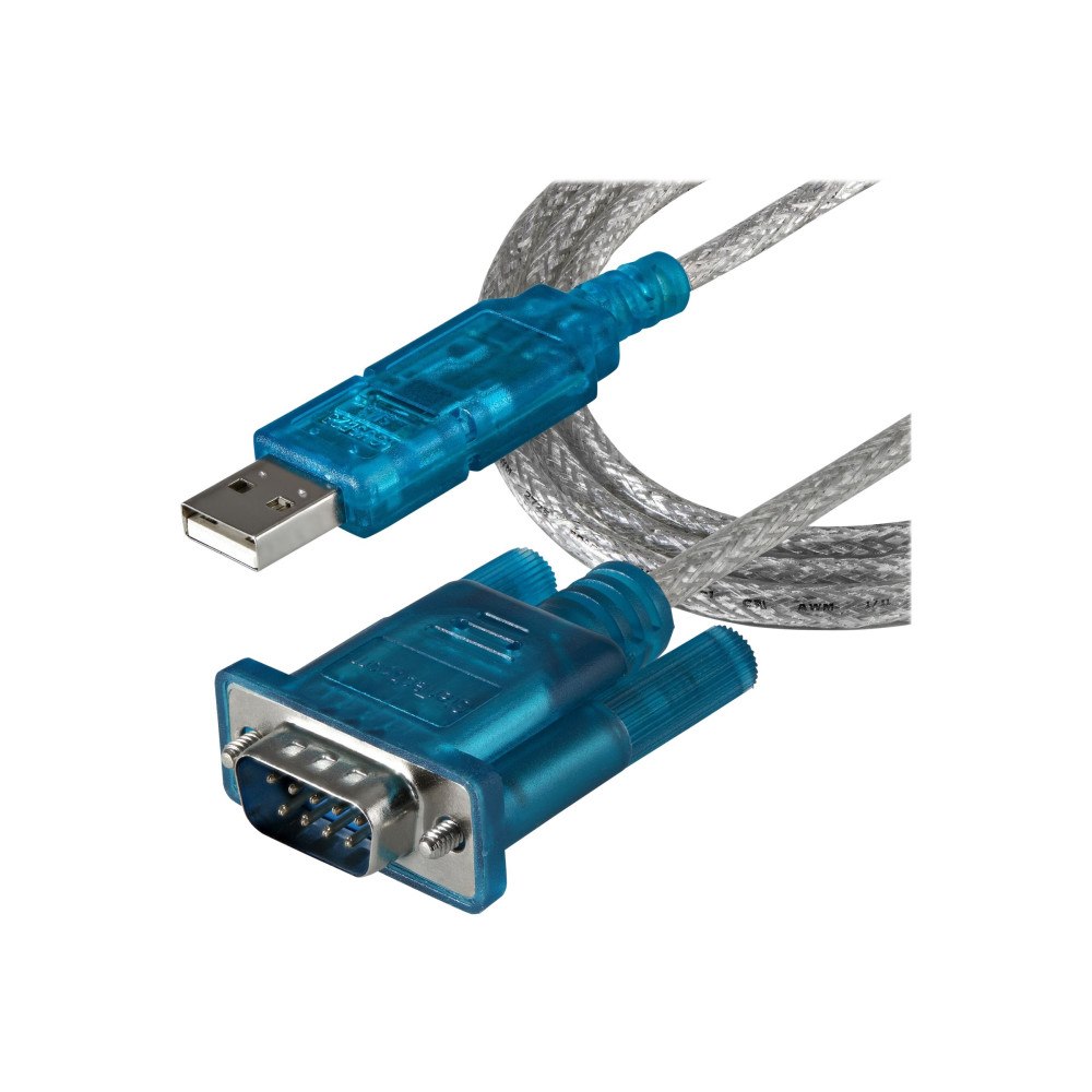 StarTech.com StarTech.com 91 cm USB till RS232 DB9 seriell kabeladapter – M/M - seriell adapter - USB 2.0 - RS-232