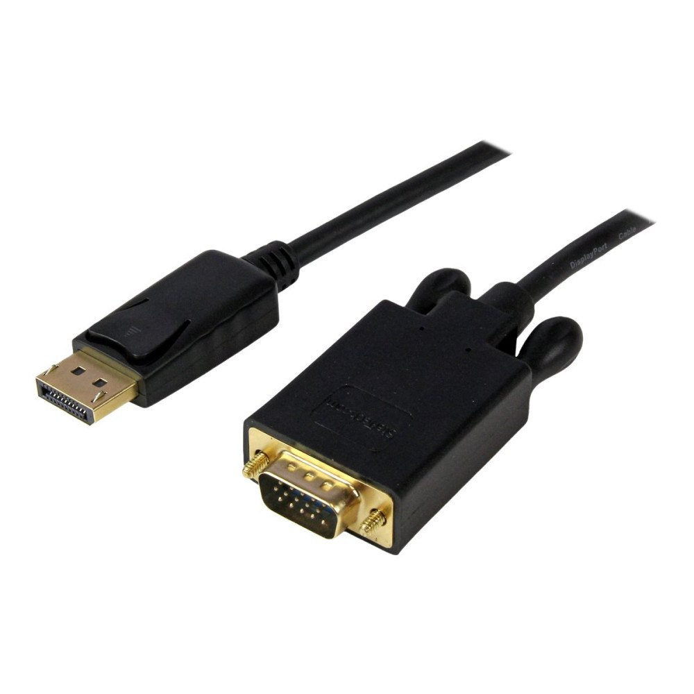 StarTech.com StarTech.com 6ft DisplayPort to VGA Cable - 1920 x 1200 - Active DP to VGA Adapter - DP to VGA Monitor Cable (DP2VGAMM6B...