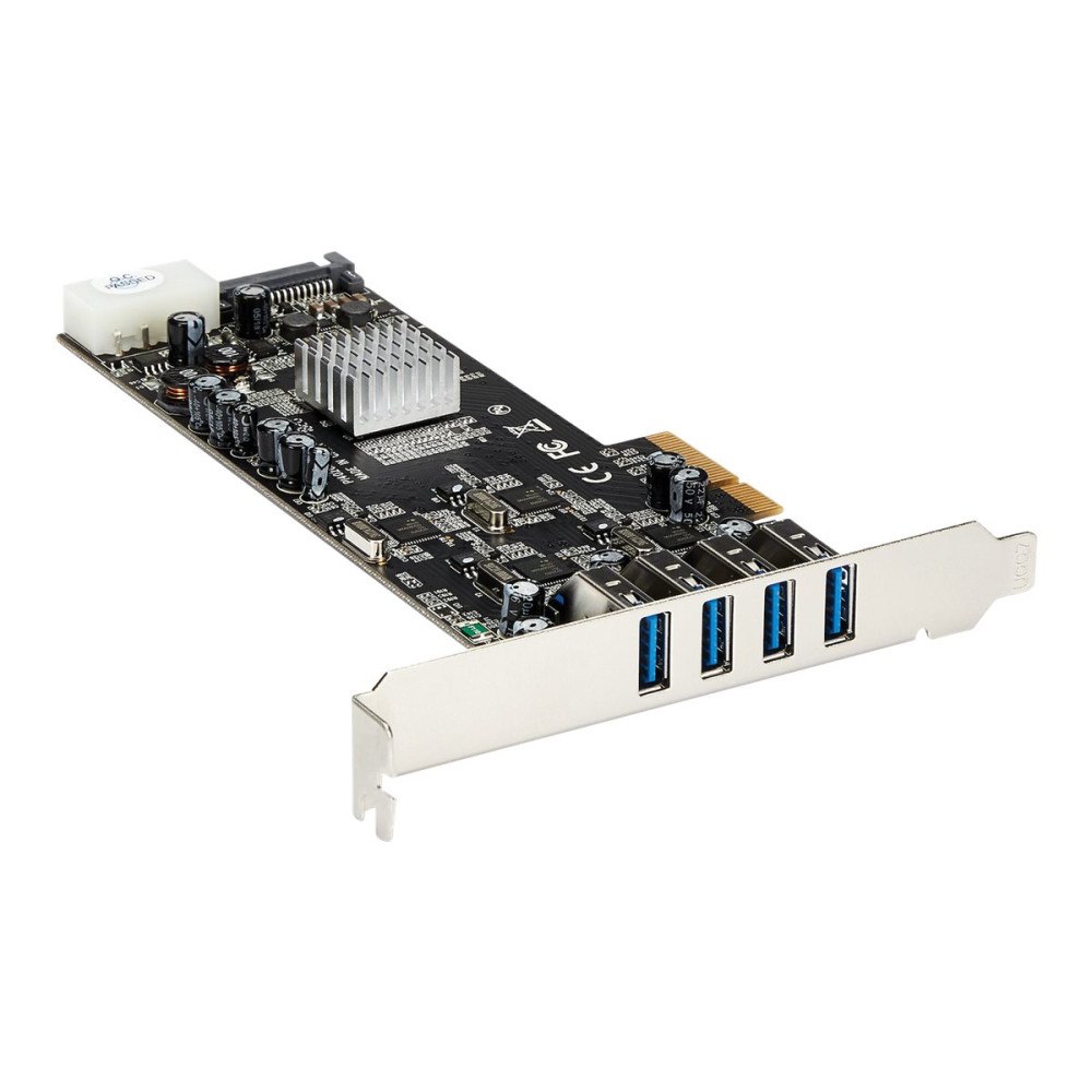 StarTech.com StarTech.com PCI Express (PCIe) SuperSpeed USB 3.0-kortadapter med 4 portar och 4 dedicerade kanaler på 5 Gbps – UASP –...