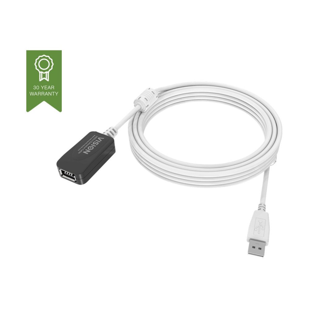 Vision Vision Techconnect - USB-förlängningskabel - USB till USB - 5 m