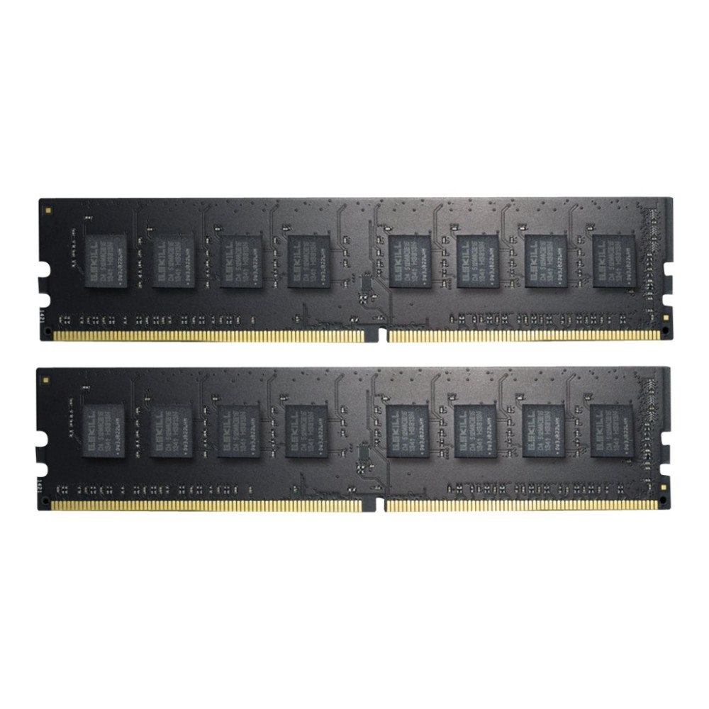 G.Skill G.Skill Value Series - DDR4 - sats - 16 GB: 2 x 8 GB - DIMM 288-pin - 2400 MHz / PC4-19200 - ej buffrad