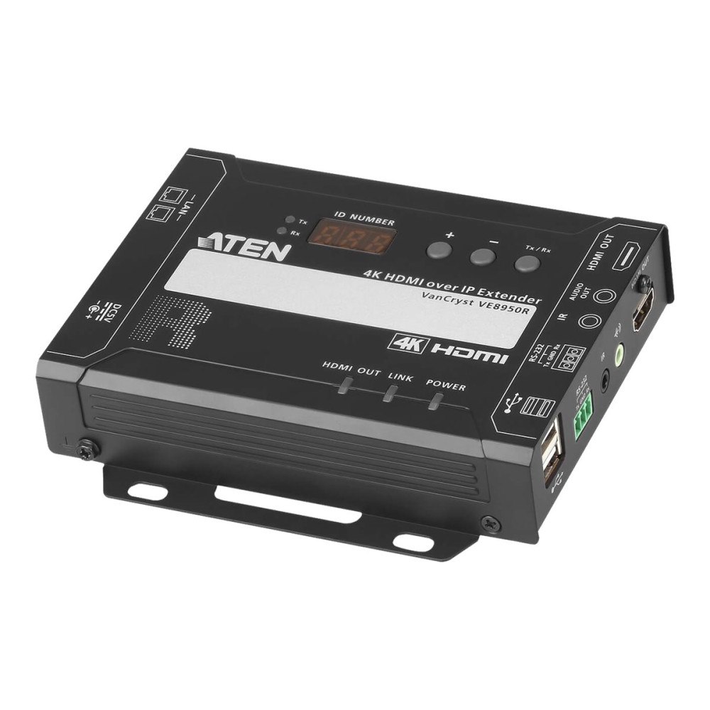 ATEN Technology ATEN VE8950R 4K HDMI over IP Receiver - förlängd räckvidd för audio/video