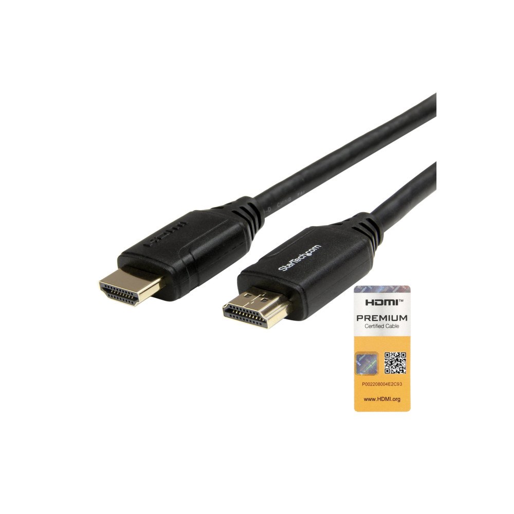 StarTech.com StarTech.com Premium Höghastighets HDMI-kabel med Ethernet - 4K 60 Hz - 2 m - HDMI-kabel med Ethernet - 2 m