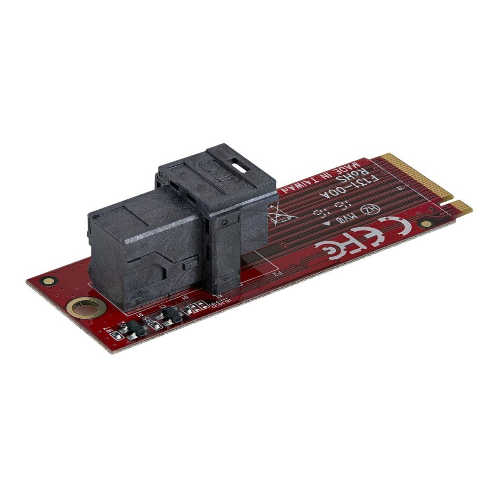 StarTech.com StarTech.com U.2 to M.2 Adapter - for 1 x U.2 PCIe NVMe SSD - M.2 PCIe x4 Host Interface - U.2 SSD - M.2 PCIe Adapter -...
