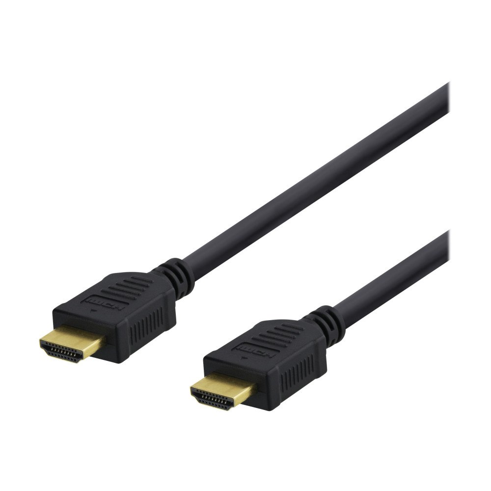 Deltaco DELTACO HDMI-1010D - HDMI-kabel med Ethernet - 1 m