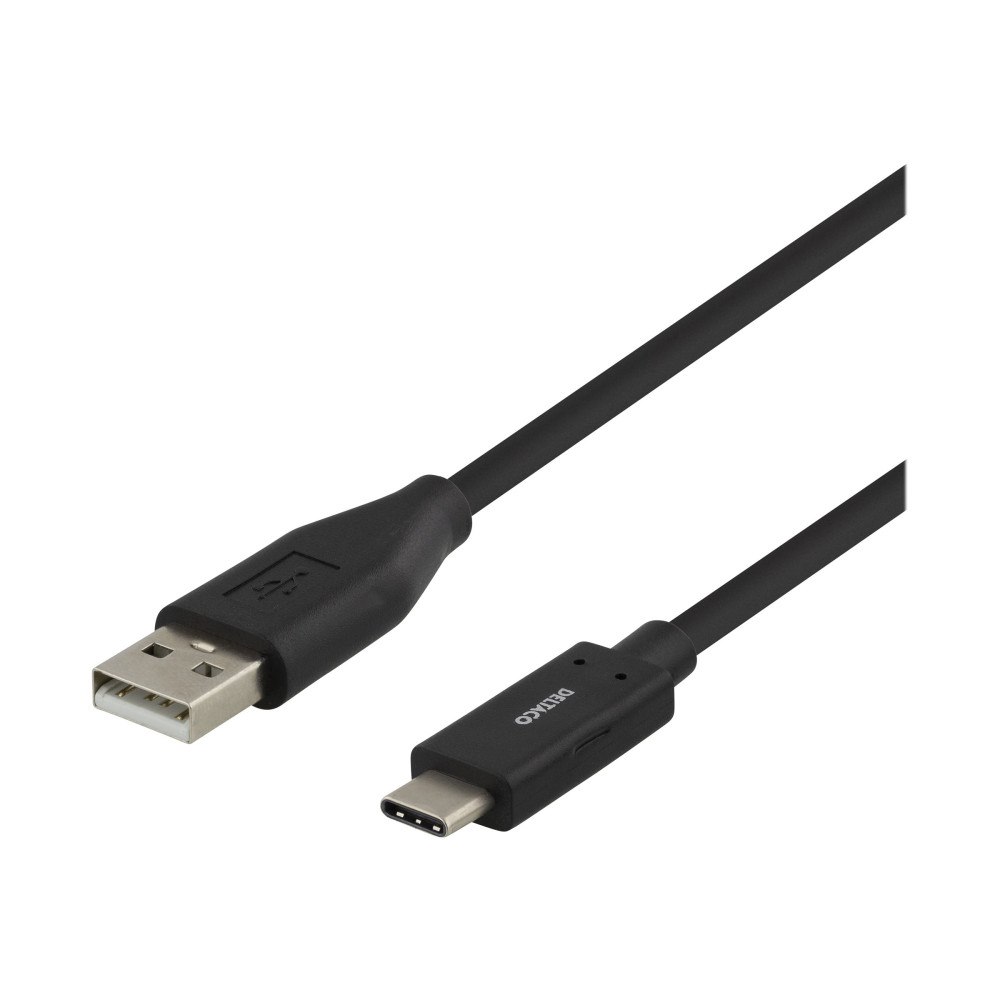 Deltaco DELTACO USBC-1006M - USB typ C-kabel - 24 pin USB-C till USB - 2 m