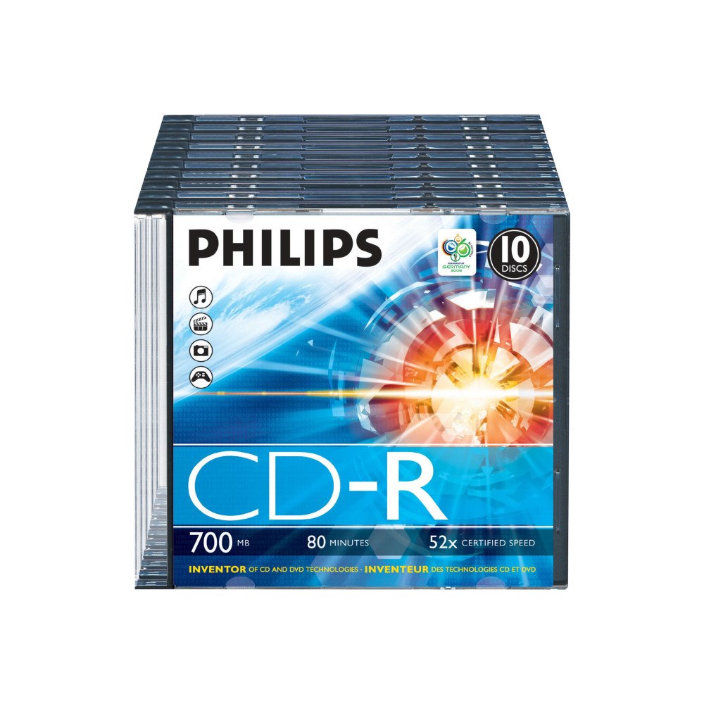 Philips Philips - CD-R x 10 - 700 MB - lagringsmedier
