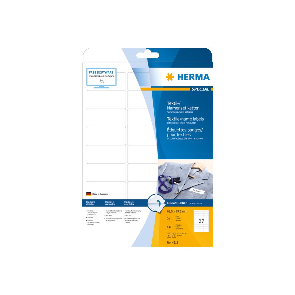 HERMA HERMA Special Name labels - etiketter - 540 etikett (er) - 63.5 x 29.6 mm