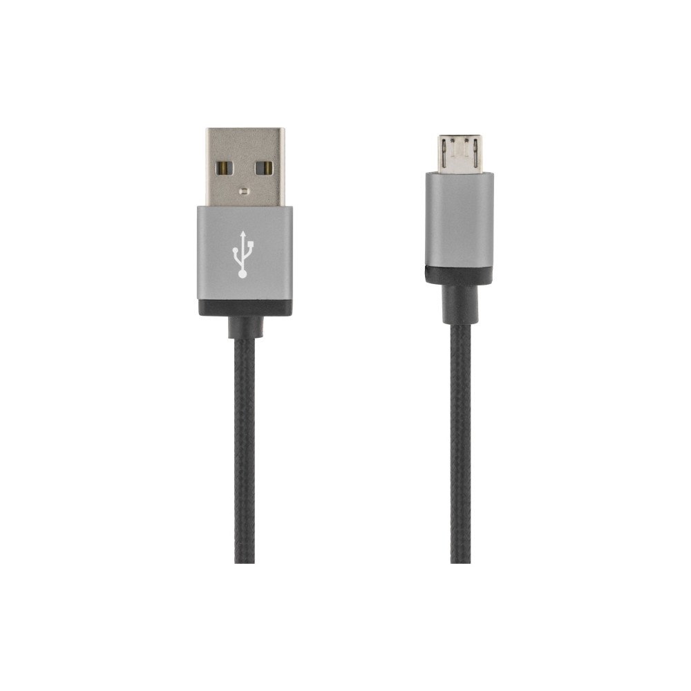 Deltaco DELTACO MICRO-110F - USB-kabel - USB till mikro-USB typ B - 1 m