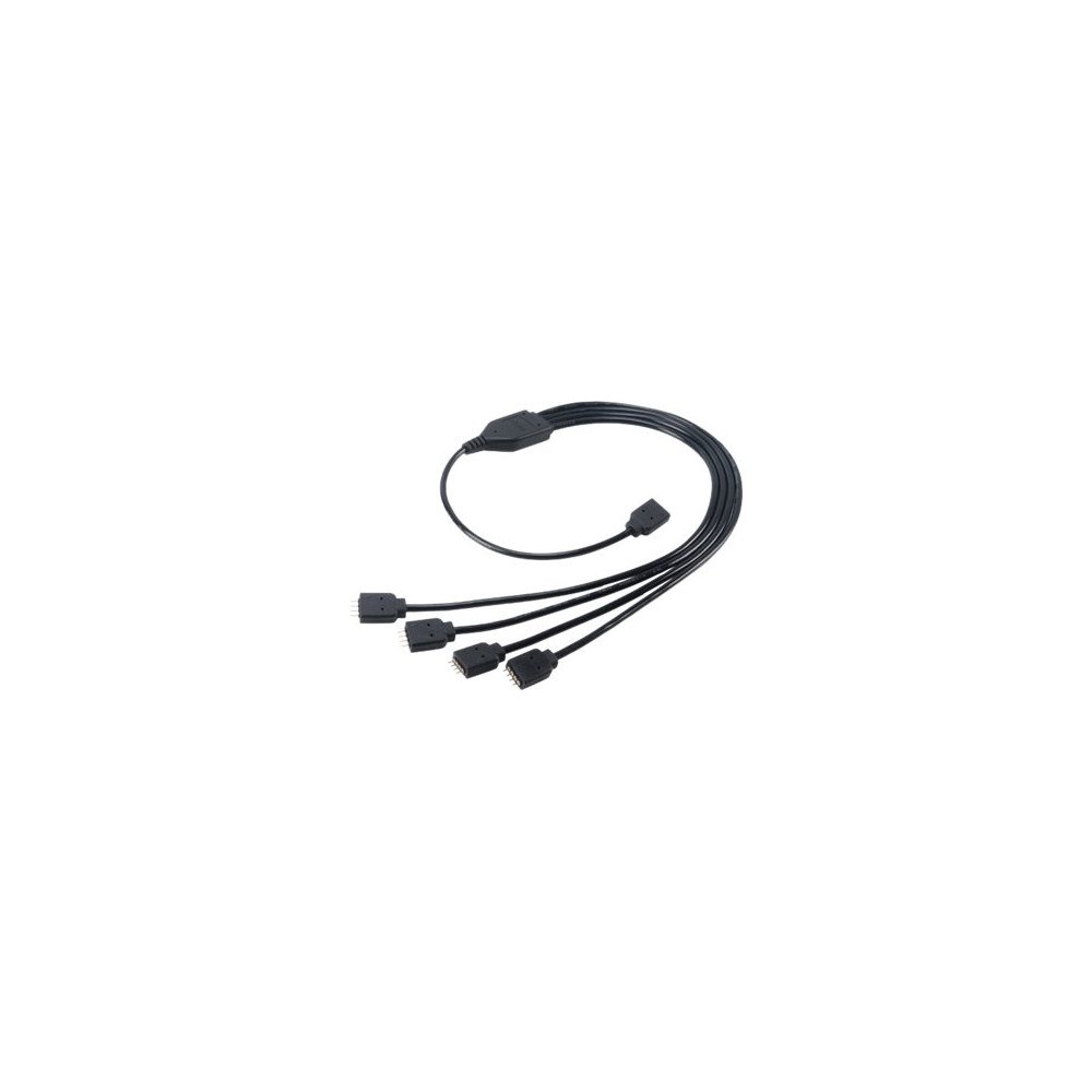 AKASA Akasa AK-CBLD04-50BK - RGB LED-delare - 4-polig adresserbar RGB LED-kontakt till 4-polig adresserbar RGB LED-kontakt - 5...