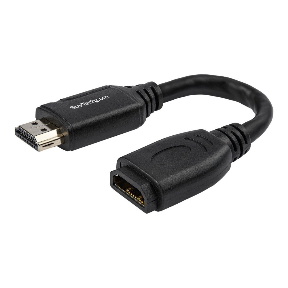 StarTech.com StarTech.com 6in High Speed HDMI Port Saver Cable with 4K 60Hz - Short HDMI 2.0 Male to Female Adapter Cable - Port Exte...