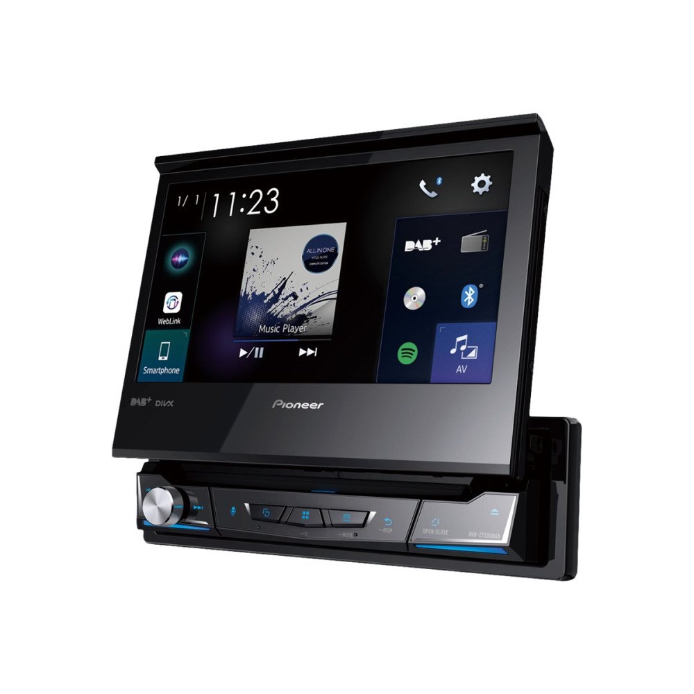 Pioneer Pioneer AVH-Z7200DAB - DVD-mottagare - display 7" - inbyggd enhet - Enkel-DIN
