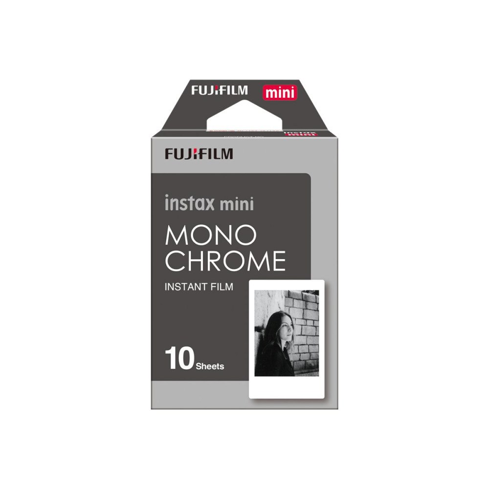 Fujifilm Fujifilm Instax Mini Monochrome S/V film för snabbframkallning - ISO 800 - 10