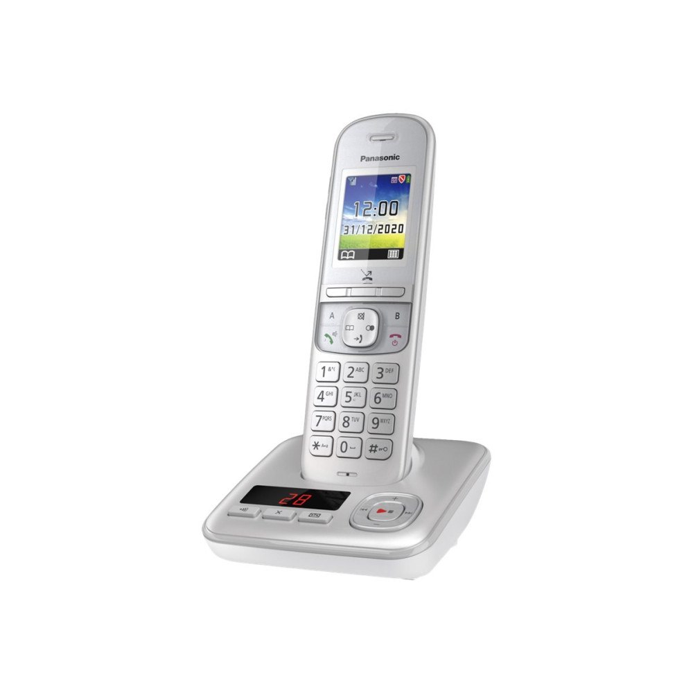 Panasonic Panasonic KX-TGH720G - trådlös telefon - svarssysten med nummerpresentation/samtal väntar - 3-riktad samtalsförmåg