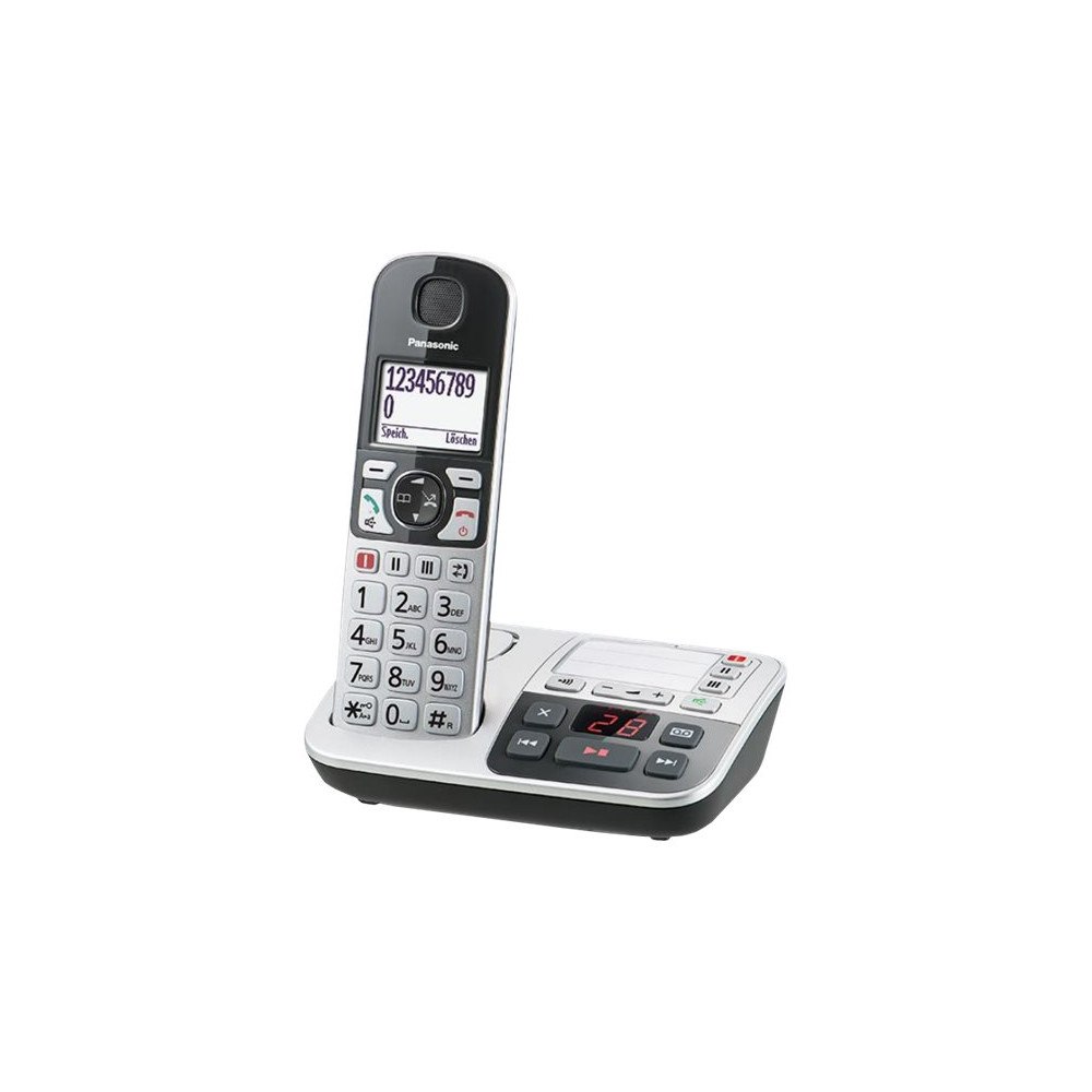 Panasonic Panasonic KX-TGE520 - trådlös telefon - svarssysten med nummerpresentation