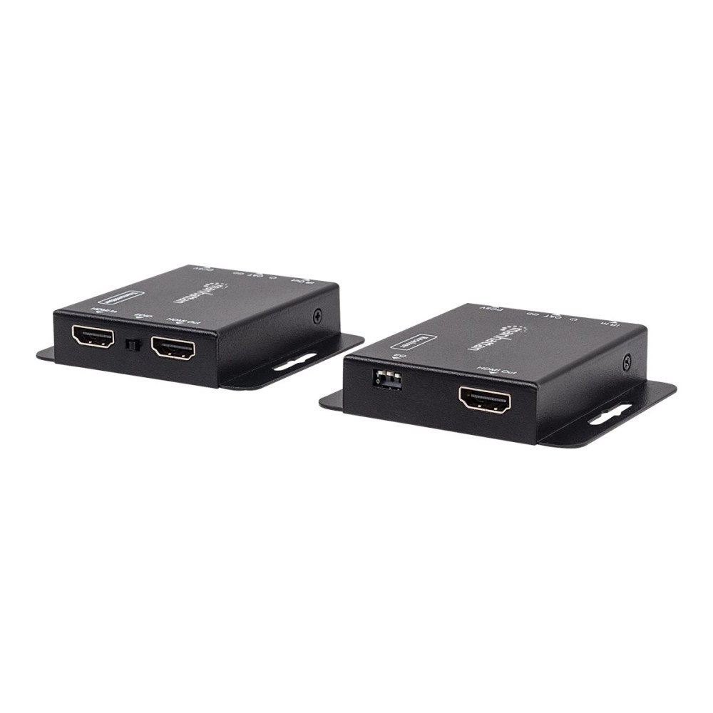 Manhattan Manhattan HDMI 1080p over Ethernet Extender Kit, Up to 50m with Single Cat6 Cable, Tx & Rx Modules, IR Support, Three Ye...