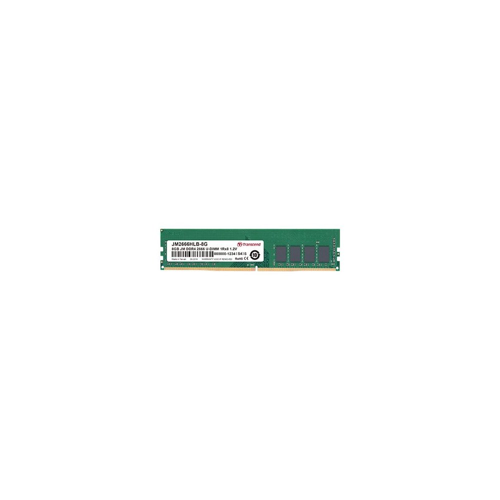 Transcend Information Transcend JetRAM - DDR4 - modul - 8 GB - DIMM 288-pin - 2666 MHz / PC4-21300 - ej buffrad