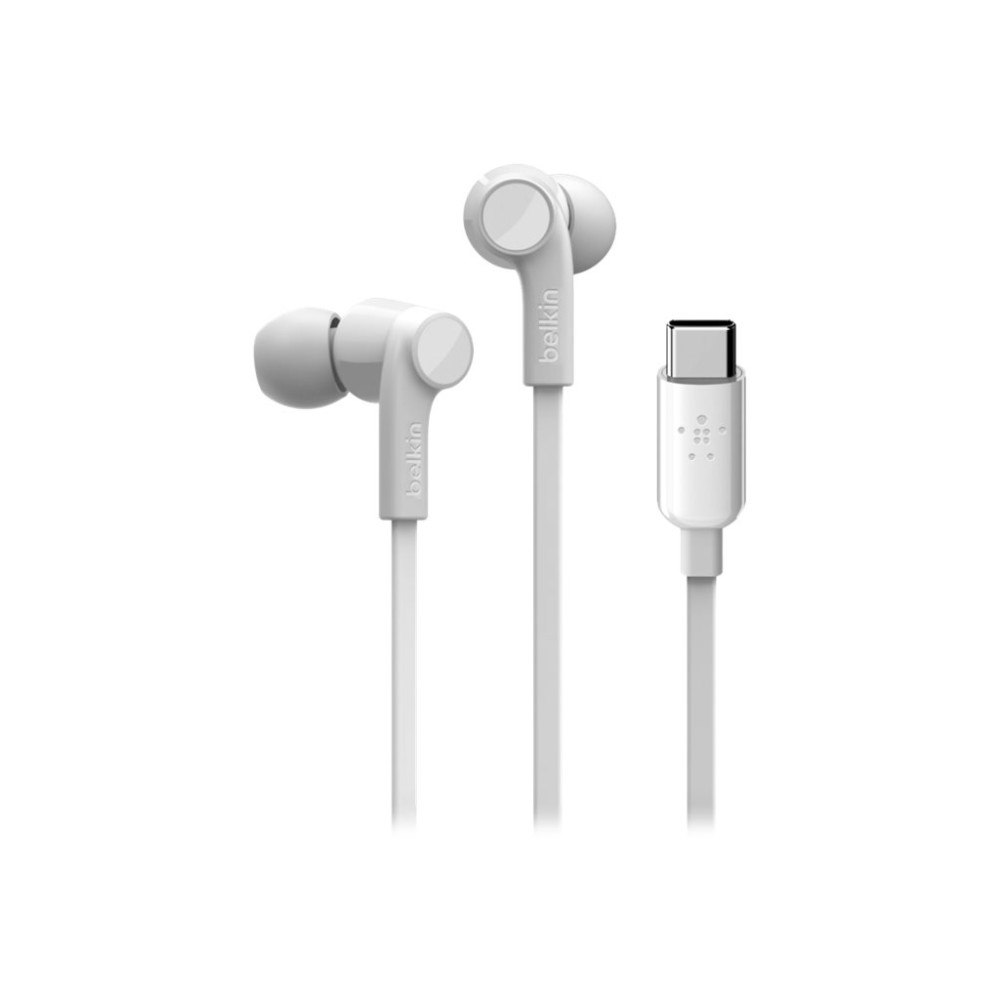 Belkin International Belkin ROCKSTAR - hörlurar med mikrofon - USB-C