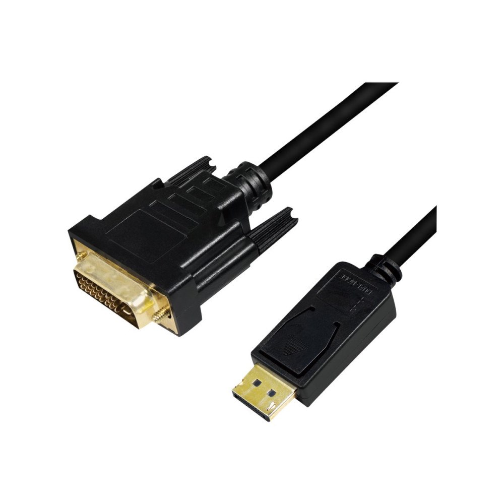 2direct LogiLink - videoadapterkabel - DisplayPort till DVI-D - 3 m