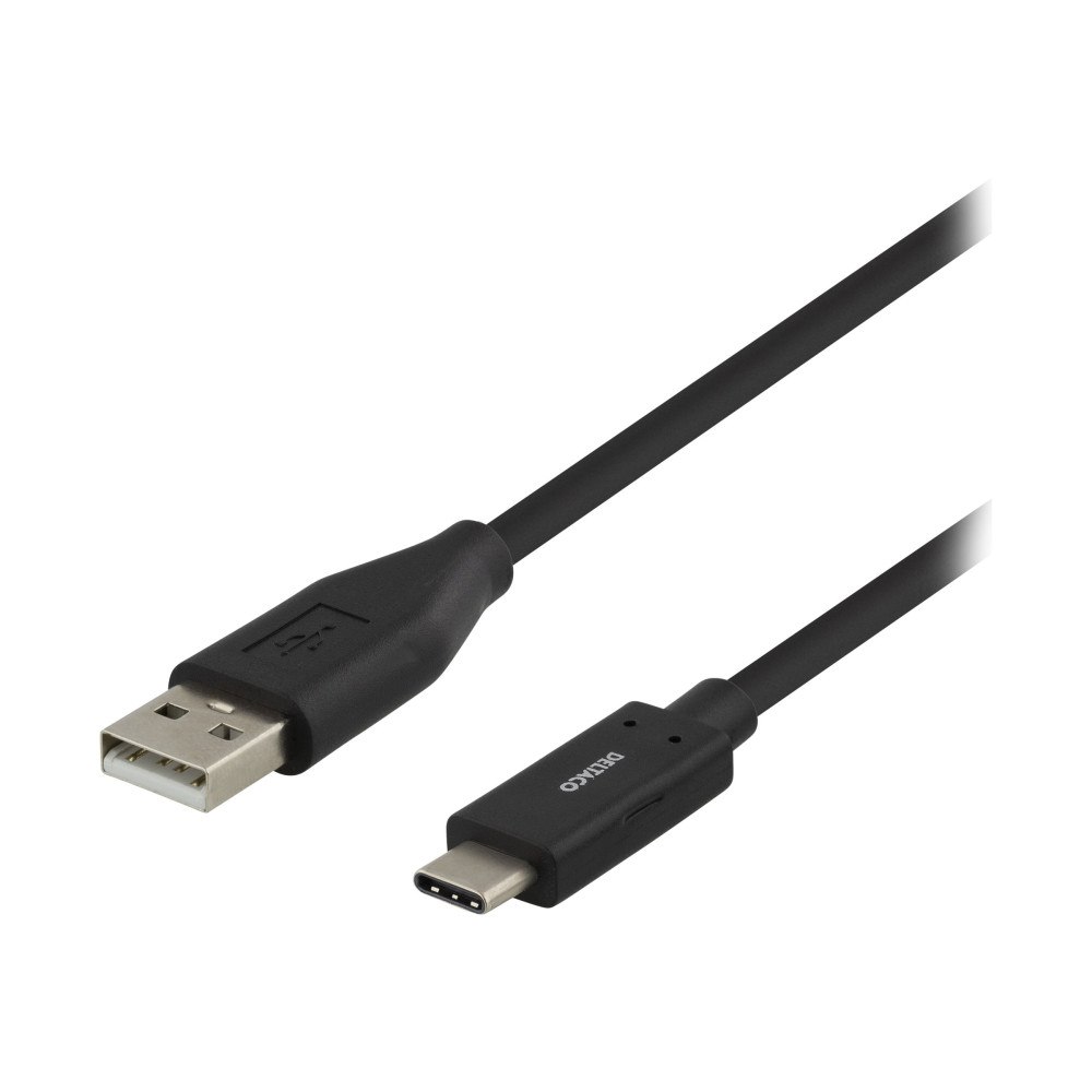 Deltaco DELTACO USBC-1005M - USB typ C-kabel - 24 pin USB-C till USB - 1.5 m