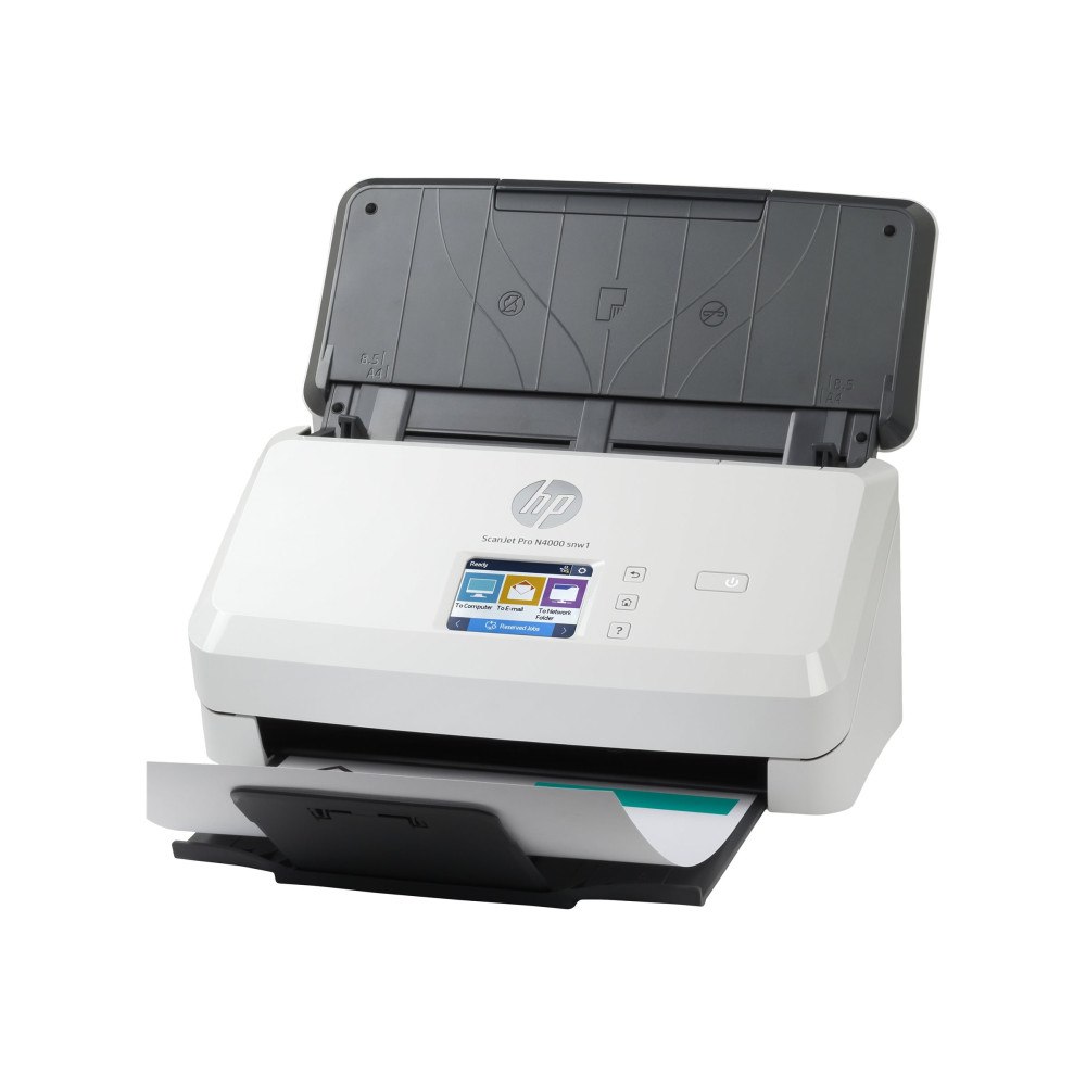 Hewlett-Packard HP Scanjet Pro N4000 snw1 Sheet-feed - dokumentskanner - desktop - USB 3.0, LAN, Wi-Fi(n)