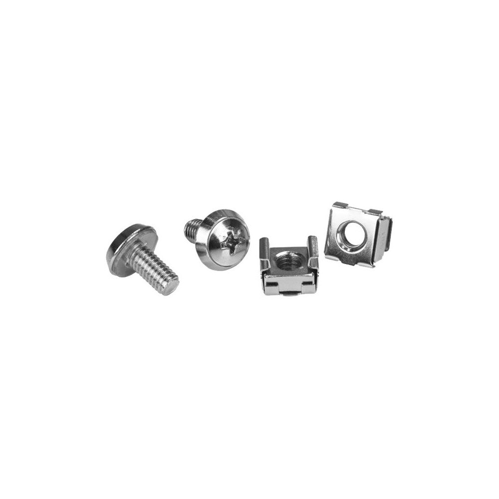 StarTech.com StarTech.com Rack Screws - 20 Pack - Installation Tool - 12 mm M6 Screws - M6 Nuts - Cabinet Mounting Screws and Cage Nu...