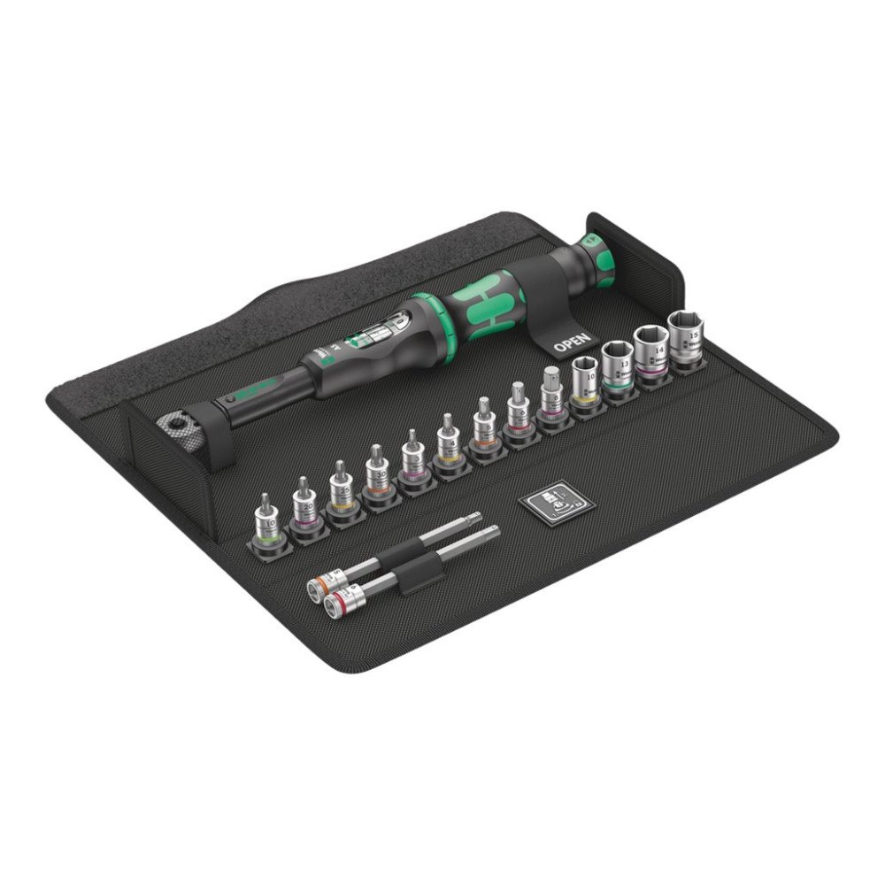 WERA WERK Wera Bicycle Set Torque 1 - ratcheting torque wrench with bit and socket set - 16 delar