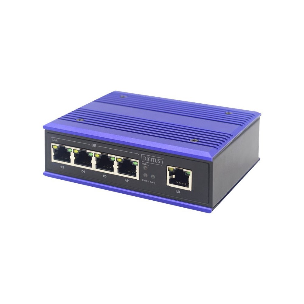 Digitus DIGITUS Professional DN-651118 Industrial - switch - 5 portar - ohanterad