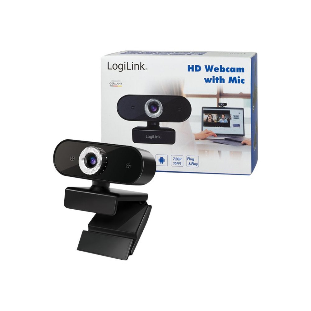 2direct LogiLink HD USB Webcam with Microphone - webbkamera